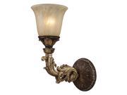 1 Light Wall Sconce In Burnt Bronze LED Offering Up To 800 Lumens 60 Watt Equivalent With Full Range Dimming. Includes An Easily Replaceable LED Bulb 120V
