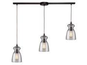 Elk Lighting Menlow Park Oiled Bronze Pendant 60043 3L