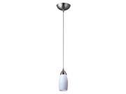 Elk Lighting Milan 1 Light Pendant Satin Nickel 110 1WH LED