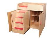 Kid s Play Deluxe Changing Table Strawberry Red
