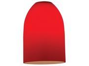 Access Lighting Inari Silk Dome Shade in w Red Glass 23118 RED