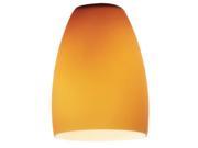 Access Lighting Cone l Glass Shade in w Amber Glass 969ST AMB