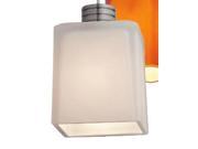 Access Lighting Hermes Square Glass in w Opal Glass 918ST OPL