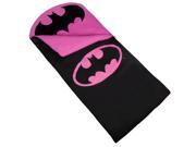 Batman Emblem Sleeping Bag in Pink