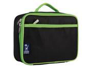 Rip Stop Lunch Box in Black and Green
