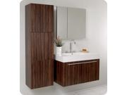 Modern Bathroom Vanity with Medicine Cabinet Set