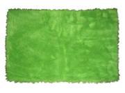 Kids Rug in Lime Green