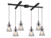 Elk Lighting Menlow Park Oiled Bronze Pendant 60042 6