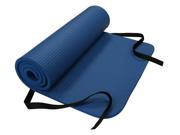 Smooth Surface Exercise Mat in Blue