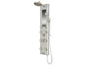 Silver Glass Shower Panel Kihei II ShowerSpa