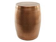 Mathers Copper Metal Stool