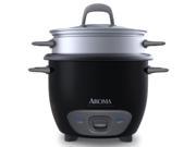 6 Cup Pot Style Rice Cooker in Black