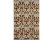 Area Rug in Green and Brown 6 ft. L x 4 ft. W