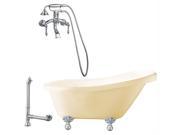 Hawthorne 60 in. Slipper Tub w Ball and Claw Feet