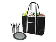 Bold Insulated Picnic Tote with Front Pocket