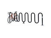 7 Capacity Surface Mount Wave Bicycle Rack