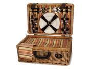 Willow Picnic Basket w Leather Appointments