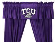 TCU Horned Frogs Valance in Purple