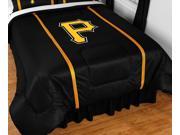 Pittsburgh Pirates Sidelines Comforter in Black King