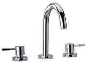 Jewel Faucets Two Lever Handle Roman Tub Faucet Brushed Chrome