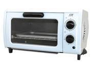 Sunpentown SO 1004 950 Watt Multi Functional Pizza Oven with 30 Minute Timer and Non Stick Interior White