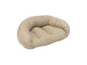 Berber Reversible Lounger Pet Bed Oatmeal Large 38 x 24 x 7 in.