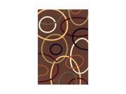 Brown Elements Wool Hand Carved Area Rug EL 09 9 ft. 6 in. x 13 ft. 6 in. Rectangle