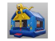 Inflatable Sea Bounce IV w Octopus Top Commercial 15 ft.