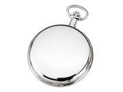Hunter Case Pocket Watch in Chrome Finish Hunter Case Pocket Watch in Chrome Finish