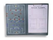 Magnetic Soccer Clipboard w Soccer Planner Pad Encased in a Durable Vinyl Cover