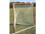 Set of 2 Portable Official Lacrosse Goals in Orange White