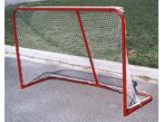 Folding Lightweight Hockey Goal in Red White
