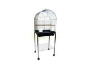 Round Top Small Bird Cage w Stand