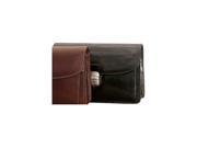 Veneto Leather Horizontal Flap Over Carry All Bag