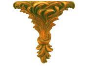 Plymouth Shelf Overdoor in Bronze Finish Antique Gold
