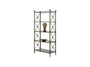Neoclassical Etagere Aged Iron