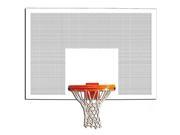 60 in. Perforated Steel Rectangular Backboard With Target and Border