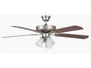 Heritage Home Fan in Satin Nickel Finish