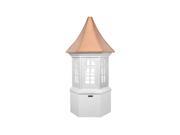 Smithsonian Georgetown Cupola 26 inches x 59 inches 30 L x 30 W x 67 H 140 lbs.