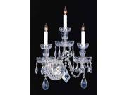 Crystorama Traditional Swarovski Elements Crystal Wall Sconce 1143 CH CL S