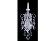 Crystorama Traditional Crystal Clear Crystal Wall Sconce 1041 CH CL MWP
