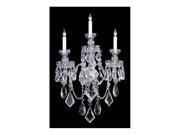 Crystorama Traditional Crystal Clear Crystal Wall Sconce 1043 CH CL MWP