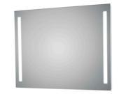 2 LED Lighted Wall Bathroom Mirror 27.6 in. W x 1.3 in. D x 35.4 in. H