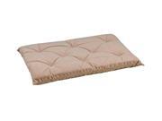 Tufted Cushion in Almond Fabric Medium 26 x 19 x 3 in.