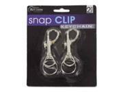 Snap Clip Key Chains Set of 12