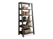 Canted Bookcase in Cocoa Finish