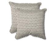 Outdoor Seeing Spots Sterling 18.5 inch Throw Pillow Set of 2