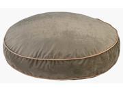 Super Soft Round Bed in Thyme Fabric Small 28 x 5 in.
