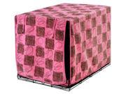 Luxury Crate Cover in Tickled Pink Fabric Medium 30 x 19 x 21 in.
