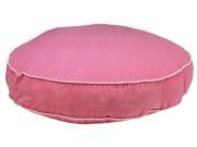 Super Soft Round Bed in Flamingo Bones Fabric X Large 52 x 8 in.